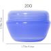 Empty Cosmetic Containers withLids 20g Plastic Small Refillable Travel Bottle Leak Proof Round Clear Jars Tsa Approved Environmental Perfect forSlime Samples Lotion Creams andMore/23/71 - Buy Online on GoSupps.com
