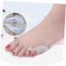Silicone Gel Pinky Pads 2pcs Set - Anti-Hammer Protectors & Universal Separators for Bunions - Comfortable Straightener Cushions for Little Tailors - White Gel for Curly Hair - Buy Online on GoSupps.com