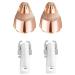 Replacement Heads for Finishing Touch Flawless Brows Eyebrow Facial Hair Remover, Rose Gold - Pack of 2