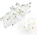 Didiseaon Wedding Hair Accessories Hair Side Combs Rhinestones Hair Comb Bridal Hair Comb Bridal Hair Accessories Bridal Side Combs White Korean Bridesmaid Headgear - Buy Online on GoSupps.com