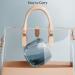 Denture & Retainer Case with Strainer Basket - Cute Storage & Cleaning Container for Travel - Apricot - Buy Online on GoSupps.com