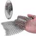 Stainless Steel Cast Iron Skillet Cleaner | Chainmail Scrubber for Pans, Griddles, BBQ Grills | 8x6 Inch Square - Buy Online on GoSupps.com