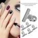 Rotekt 5pcs Stainless Steel C Curve Nail Extension Clips - Premium Multifunctional Nail Art Accessories for Perfect Extensions - Buy Online on GoSupps.com