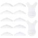 Vesaneae 40Stk eyelash lifting pads eyelash lifting silicone pads with 2 eyelashes y brush lash lifting pads eyelashes shield pads for lash lifting eyelash lifting accessories - soft reusable