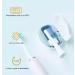 UVC LED Toothbrush Sanitizing Case Bundle with X-Small White Toothbrush - Buy Online on GoSupps.com