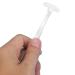 Silicone Portable Tongue Brush Cleaner - Ergonomic Oral Care Tool for Fresh Breath | White Transparent Design - Buy Online on GoSupps.com