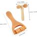 GLEAVI 1 Set Roller Massage - Wood Foot Sole Massager for Relaxation | 15x8CM | International Shipping Available - Buy Online on GoSupps.com