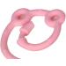 Topincn Pink Silicone Pacifier Clips Adjustable Baby Bottle Straps & Toy Seat Belts - Stretchy Bite Ring Dishwear for Strollers - Buy Online on GoSupps.com