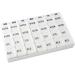 Buy Medichest 7-Day Pill Organizer with 4 Compartments - 6 7/8 x 4 1/2 x 7/8 - International Shipping Available - Buy Online on GoSupps.com