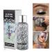 HUANTAITAI Face & Body Glitter Silver Glitter Mermaid Sequins Chunky Glitter Liquid Eyeshadow Glitter Body Gel Festival Glitter Cosmetic Face Hair Nails Makeup Long Lasting Sparkling