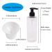 BPFY 12 Pack 8 oz Pump Dispenser Bottles for Massage Oil, Shampoo, Lotions - Refillable Containers with Pump, Funnel, Chalk Labels - Buy Online on GoSupps.com