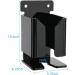Amagogo Wall Bracket for Electric Razors - Multi-Purpose Acrylic Organizer with Dual Installations for Shower & Bathroom - Black - Buy Online on GoSupps.com