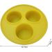 PERZOE Dog Treat Molds Homemade Freezable Silicone Mold Easy Clean Dog Ice Cube Trays for Chocolate Candy Jelly Ice Cube Dog Treats Lemon Yellow - Buy Online on GoSupps.com