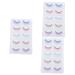 FRCOLOR 15 Pairs Colored False Eyelashes Dense Fake Eyelash Vivid Eyelashes Soft Natural False Eyelashes Thick Man-made Fiber False Eyelashes Artificial Fiber 3d European and American