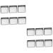 FOMIYES 120 Pcs Eyeshadow Round Magnet Square Magnets Eye Shadow Suite Metal Mx2pcs As Shownx2pcs