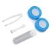 Dekaim Portable Contact Lens Box Kit Cute Duck Design Dustproof Etui for Women Ideal for Travel (Blue) - Buy Online on GoSupps.com