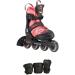 K2 Youth Marlee Pro Pack Inline Skates Black/Coral - Size 4-8 - Buy Online on GoSupps.com