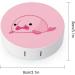 Pink Blob Fish Blobfish Round Case For Contact Lens Kit Storage Box with Mirror Printed - Buy Online on GoSupps.com