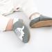 Dotty Fish Soft Leather Baby Shoes | Non Slip | Animal Designs | Boys & Girls | 0-6 Months to 4-5 Years | Grey Elephant - Buy Online on GoSupps.com