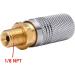 Paintball PCP 1/8 NPT Male Thread Coupler Quick Disconnect Adapter - Ideal for HPA CO2 Air Tank Refills - Buy Online on GoSupps.com