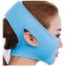 QZMX Face-Lift Belt Facial Slimming Strap V-Line Chin Cheek Lift Up Band Anti Wrinkle Bandage Sagging Facial Double Chin Care Face Belts Skin Lifting Firming Anti Aging Facial Slimming Belt Blue