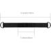 Rehabilitation Resistance Bands for Elderly | Tension Band for Injury Recovery & Strength Training | Yoga & Physical Therapy | Black - Buy Online on GoSupps.com