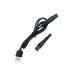 PDEEY USB Charger Replacement for Brightup/Ufree Beard Trimmer Shaver Razor Charging Cord Cable 4 ft with Cleaning Brush