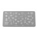 Durable Stainless Steel Nail Stamping Plate | DIY Manicure Printing | Rectangle Nail Art Template 02 - International Shipping Available - Buy Online on GoSupps.com