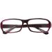 Stylish Full Rim Plastic Glasses with Clear Lenses in Black & Purple - Unisex Eyewear for Men and Women | International Shipping - Buy Online on GoSupps.com