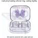 Thiocwey Contact Lens Container Travel Set - Remover Cleaner Washer Tweezers & Soft Shovel - Ideal for Home & Travel - Loop Blue - Buy Online on GoSupps.com