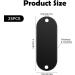 Aluminum Engraving Blanks 25 Pieces Black Metal Stamping Blanks Rectangle Laser Engraving Tags with 2 Holes for Jewelry Tags Pet Id Tags Military Dog Tags DIY Leather Art Craft Projects - Buy Online on GoSupps.com