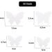 Alegre Edible Butterflies for Cakes - 50 White Decorative Muffin & Birthday Cake Toppers - Buy Online on GoSupps.com