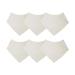Royal Icon Baby Bandana Bibs - Stylish and Functional Baby Dribble Bibs 0-6 months - Soft and Absorbent Baby bibs 0-6 months - Perfect for Newborn Boys and Girls Bibs Set of 3/6 /12Pc 6 x Cream