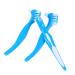 Minkissy 6st double prosthesis nursing curtquate prosthesis toothpaste for artificial teeth false dental floss cleaning brush double-sided toothbrush prosthesis brush gently storage box 1 piece (1 Pack) blue