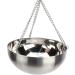 Fdit 20cm Stainless Steel Sauna Aromatherapy Bowl - Essential Oil Holder & Room Accessories for Ultimate Sauna Experience - Buy Online on GoSupps.com