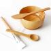 Shop Eco-Friendly Bamboo Mask Mixing Bowl Set with Spoon & Spatula for DIY Skin Care | Ideal for Home & Salon Use - Buy Online on GoSupps.com