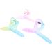 Zac's Alter Ego Set of 6 Large 11.5cm Assorted Translucent Two Tone Pastel Matte Finish Twirl Clamps - Buy Online on GoSupps.com