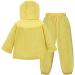 LZH Baby Girls Waterproof Hooded Raincoat Suit in Yellow, 4-5 Years - 2Pcs Outwear Set - Buy Online on GoSupps.com