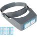 RVEFOT Head Mount Magnifier 1.5X 2X 2.5X 3.5X Headset Magnifying Glasses Optical Handsfree Binocular Magnifier Jeweler Magnifier Loupe with 4 Lens for Electronics Watch Repair Jeweler Antique(1 Set) - Buy Online on GoSupps.com