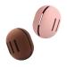 FERYES 2 PCS Makeup Sponge Holder - Silicone Beauty Blender Case Makeup Sponge Holder for Travel 2 Pcs Pink+Brown