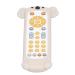 Baby TV remote control toys baby remote control toys pedagogical harmless silicone shell bite ring simulation for early baby education (koala cover and white coala cover and white remote control