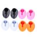minkissy 8 Pieces Nail Polish Bottle Base Nail Polish Holder Anti-Splash Nail Polish White Shelf Nail Art Supplies Manicure Gel Organizer