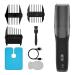 Carriere Rechargeable Electric Hair Clipper Trimmer IPX7 Universal Thinning Smart Baby Hair Shaver for Men Women Shaver-Black