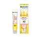 Garnier Vitamin C Daily UV Brightening Fluid Sheer Glow SPF50+ Prevents + Corrects Sun Damages + Evens Skin tone Face & Neck For all skin types Cruelty-Free Vegan 50ml Vitamin C SPF50+ Glow