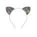 Delicate Glitter Leopard Cat Ears Headbands for Girls & Women - Pack of 5 - Buy Online on GoSupps.com