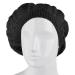 Nollia Soft Knit Black Beanie for Women - Chic Lightweight Crochet Style Slouchy Hat - Buy Online on GoSupps.com