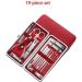 Nail Clippers Kit Nail Set Personal Care Set Professional Pedicure Set Beauty for Boys and Girls Friends Family Set 19 Piece Nail Clipper Set Travel Nail Clippers (Color : C) - Buy Online on GoSupps.com