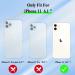 JONLONHA iPhone 11 Glittering Transparent Protective Cover | Luxurious Heart Pattern Shockproof & Scratch-Resistant TPU Case for Women | Full Camera Protection for 6.1 Blue iPhone 11 - Buy Online on GoSupps.com