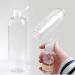 6-Piece Travel Bottle Set with 2 Funnels | 100ml Transparent Cosmetic Plastic Bottles for Shampoo Lotion & Travel Accessories - Buy Online on GoSupps.com