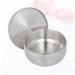 Frcolor 2-Piece Stainless Steel Cup Holder Set - Dishwashing & Bathroom Tool Organizer | Hair Salon Care Foam Stand 11x11x6.5cm | International Shipping Available - Buy Online on GoSupps.com